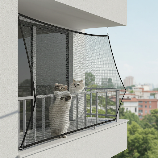 Cat Screen Door, Heavy Duty Pets Proof Screen Door With Double Zipper - View #9